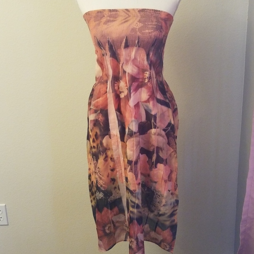 Dress Strapless Maxi by Lapis